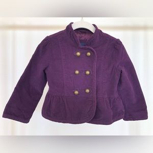 Baby Gap Purple Military Style Jacket